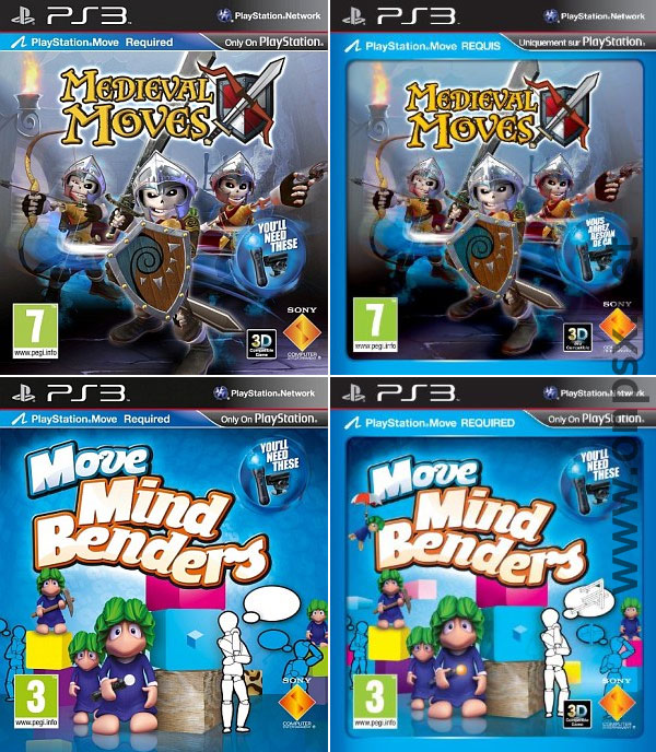 PlayStation Move Spiele bekommen neue Verpackung